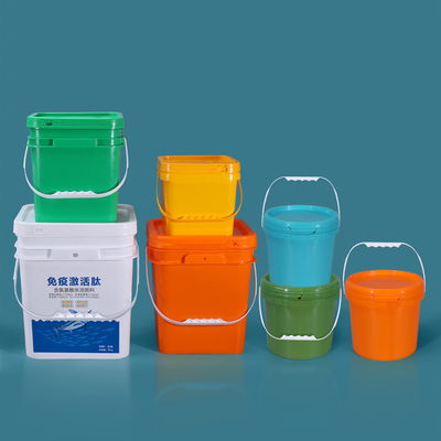 20L Capacity Square Shape Plastic Bait Bucket for Fishing Adventures