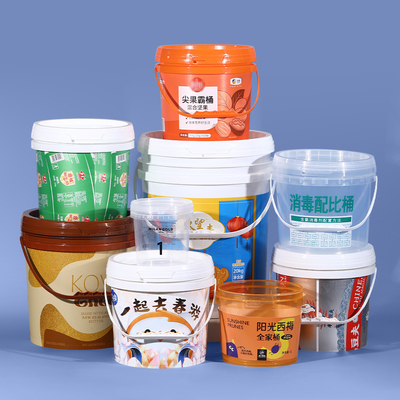 Custom Logo Black Plastic Barrel With Lid For Acid And Alkali Resistant Organic Solvents