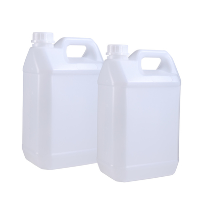 Transparent Square White Tamper Evident Screw Lids Jug Container for Liquid Food Safety