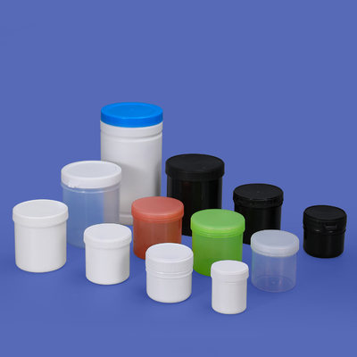 1L Wide Mouth HDPE Plastic Jar Container for Drinking Honey Snack Packing Screw Cap