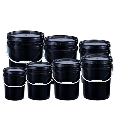 1-10 Liter Transparent Kids Toys Packing PP Plastic Beach Bucket with Lid and Handle