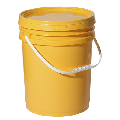 Securely Sealed 15L Clear Recycled Plastic Bucket With Sealing Lid for Paint Storage