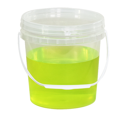 Industrial Paint Packaging 2.5 Gallon White Clear Plastic Buckets with Lid
