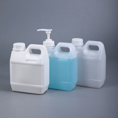 1L Empty Plastic Jerry Can Tamper Proof Cap for Chemicals Storage and Square Design