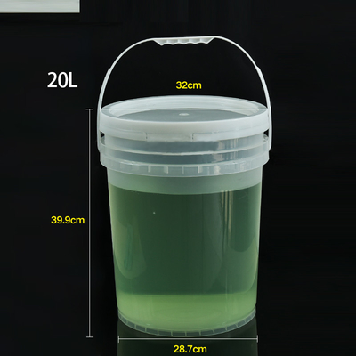 Round 20L Tap 5 Gallon Multi-Functional Coaches Bucket Cooling Kegs Stripe Plastic Container