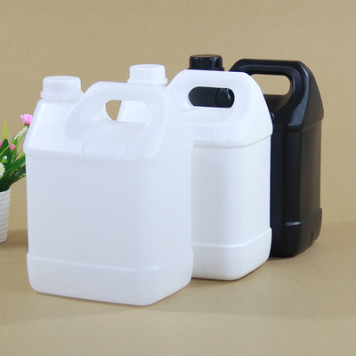 Empty 5L Plastic Jerry Can Drum HDPE Customized Logo Transparent for Oil Water Sale