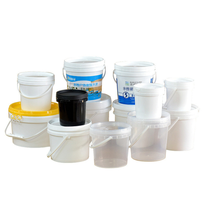 Customized Logo Round 1L to 50L Large Recycled Plastic PP Bucket for Water Storage