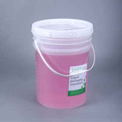 Food Storage with UMETASS 5 Gallon Clear Plastic Bucket Printing Silk Screen Printing