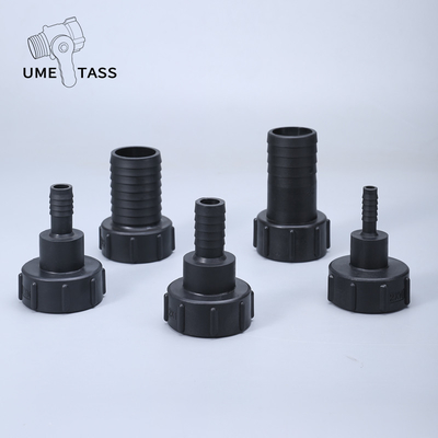 ODM Round Head Plastic Valve Accessories IBC Fitting Coarse Thread Adapter Connector
