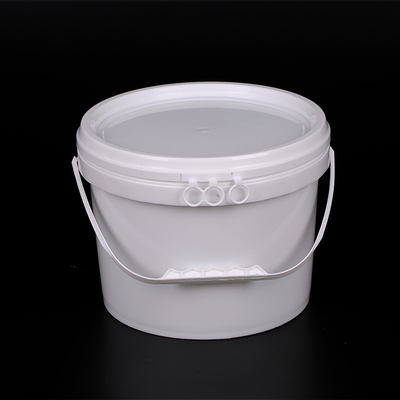 Food Grade PP Material 6L Round Plastic Container for Packaging of Water Liquid Paint
