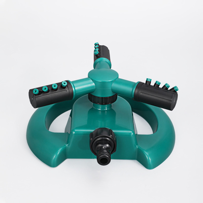 Automatic Watering Grass Lawn 3 Arms Nozzles Garden Sprinkler with Female Connection