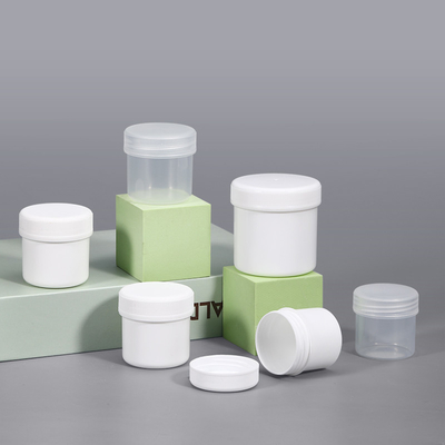 HDPE PP Empty Cookie Plastic Jar container Canister Food Storage Wide Mouth 500ml