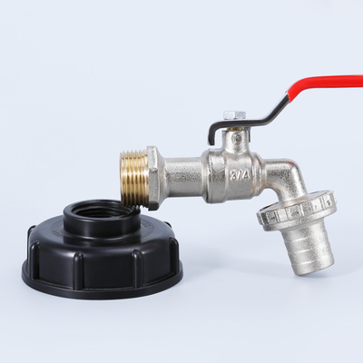 Customized Support Adapter Faucet Wire IBC Tank Tap Replacement Connector Valve For Water Tank Hose Tap