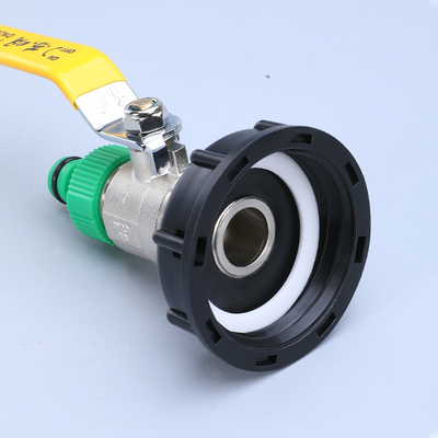 Garden Water Connectors Brass Tap Adapter for IBC Tank Valve Fitting Hose Connector