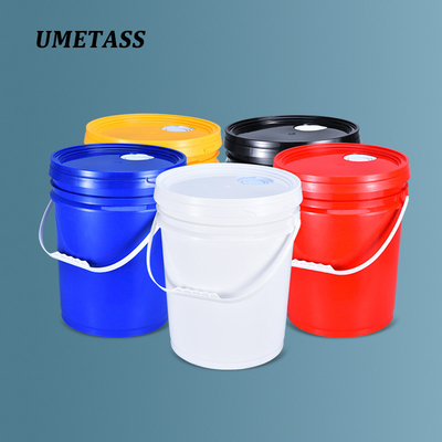 Sample 18L Chemical Large Plastic Water Bucket Pail with Lid and Handle