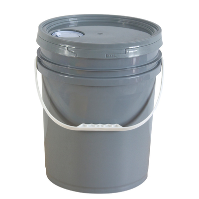 Round 5 Gallon 20 liter Plastic PP Bucket With Spout Lid Handle For Water Paint Oil