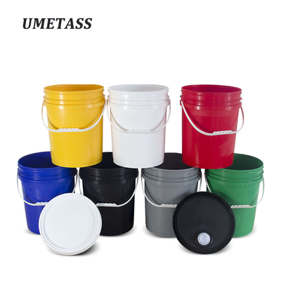 100% Material Custom 5 Gallon Plastic Bucket for Paint Pail Chemical House Decoration