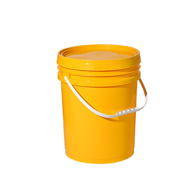 Food Grade Unbreakable Empty Gallon Plastic Buckets With Handle And Lid For Car Shampoo