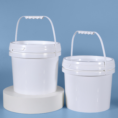 Food Pickle Storage Pail 4L Plastic PP Bucket With Sealing Lid Heat Transfer Printing