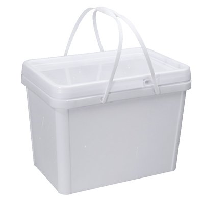 1.5L-25L Square Rectangle PP Bucket With Lid For Silk Screen / Heat Transfer Printing