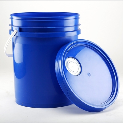 5 Gallon 20 Liter Plastic Bucket With Oil Nozzle For Chemical Liquid 100% PP Material