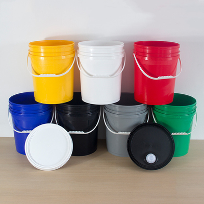 20L Plastic Bucket With Spout Cap For Industrial Raw Material Chemical Powders Storage