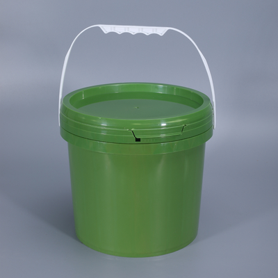 Household Kitchen Pet Food Storage Bucket 5L Capacity with Pull-Ring Cap PP Plastic