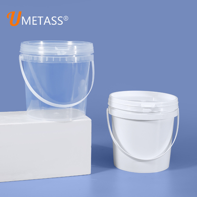 Transparent 1L Food Grade Square Plastic Container Bucket with Seal Lid Sample Supplied