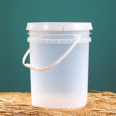 20liter PP Plastic Bucket Handle Lid For Customrized Logo Paint Packaging with No Leakage