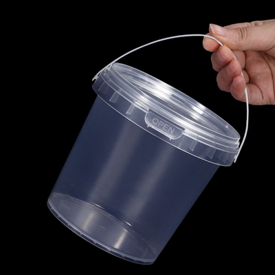 IML Printing 1L Food Grade PP Plastic Snacks Packaging Bucket for Candy and Chocolate