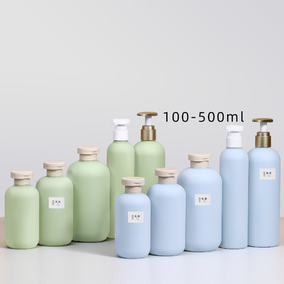 Screen Printing Cosmetic Skincare Squeeze Bottle Flip Top Cap For Easy Of Body Lotion