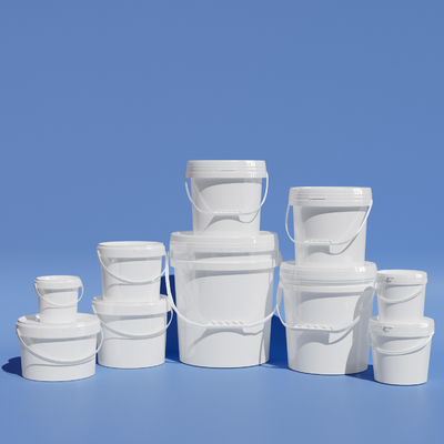 Reusable Sealing 5 Gallon Translucent Bucket PP Plastic Food Safe Oem