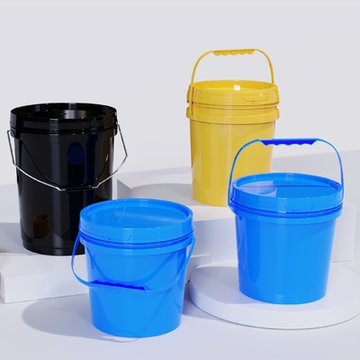 Recycled PP 15 Litre Bucket Party Favor Pails For Beverage Storage
