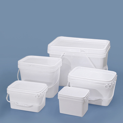 Water Environmentally Friendly Rectangular Plastic Bucket 6L