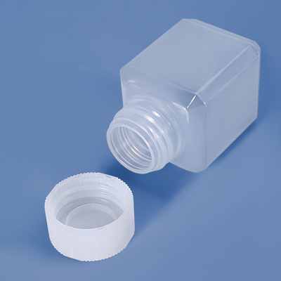 Translucent 60ml Narrow Neck Square Bottle Food Grade