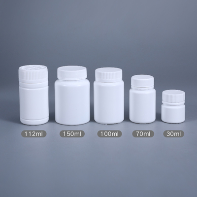 70ml HDPE Plastic Pharmacy Empty Pill Bottles Bulk Round