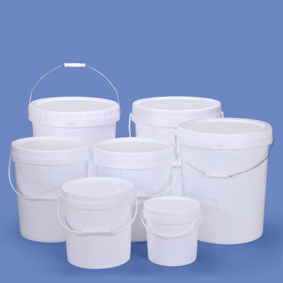 Wholesale Round Durable 5L 10L 20L 5Gal Plastic Bucket with Screw Top for Food Storage