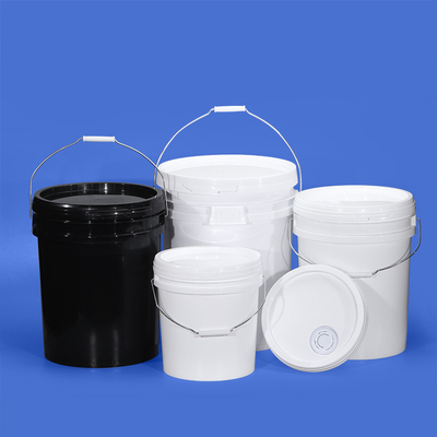 5 Gallon Plastic Bucket with Oil Spout Lid 20L Round Food Grade Plastic Oil Bucke