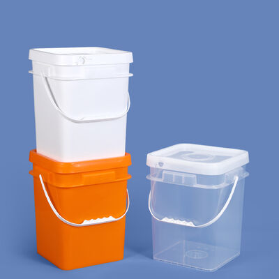 Custom 13L Square Plastic Bucket For Silk Screen Printing And Food Grade Material From UMETASS