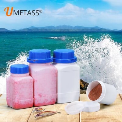 HDPE Square Bottle Wide Diameter 250ml 500ml 1L 1.5L Perfect Fishing Bait Bottle Large Caliber Convenient Filling and Taking