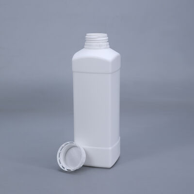 High Quality HDPE Square Plastic Bottle For Disinfectant And Cleaning Products With Pump
