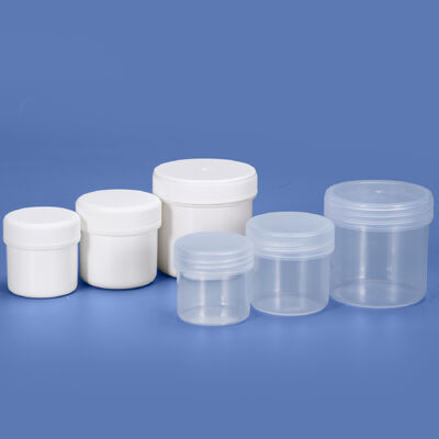 30ml 50ml 100ml Empty Plastic Jar Food Grade Storage Clear Container Leak Proof for Eye Cream