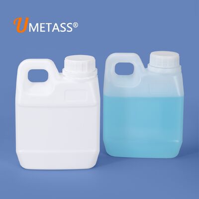 0.5L HDPE Plastic Jerry Can for Oil Water Wine Packaging White Translucent Plastic F-Style Jug