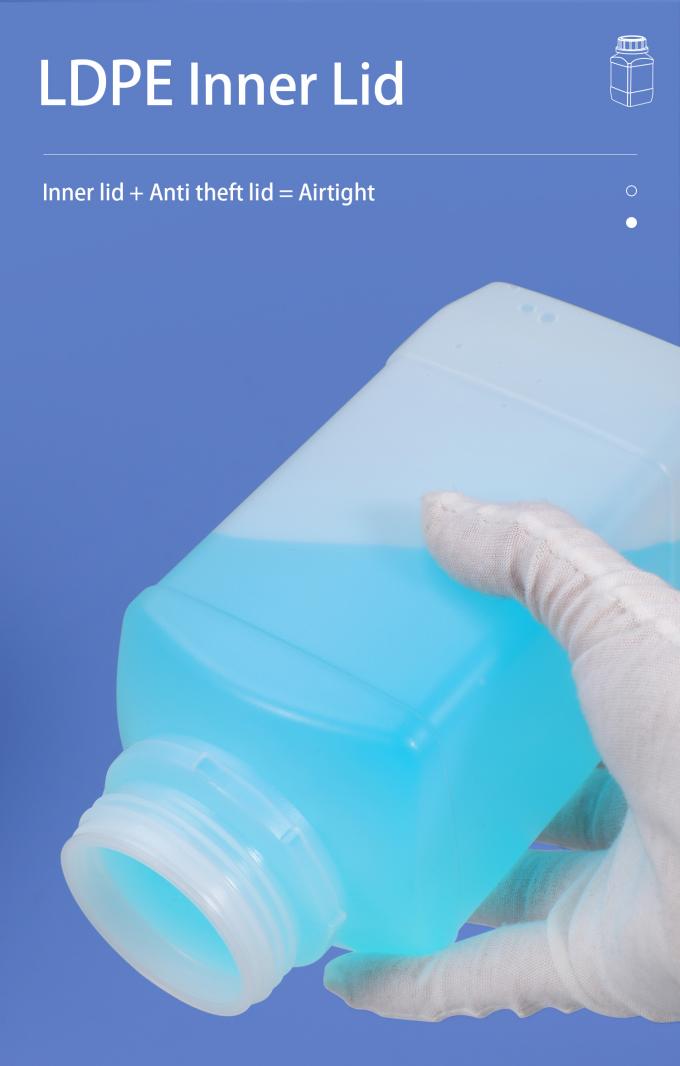 500ml HDPE Eco Friendly Plastic Bottles Food Grade Laboratory Plastic ...