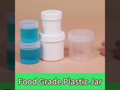 Clear White Butter Storage Small Plastic Jars Canning For Food Powder 30ml-1000ml