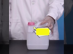 1L Square  Plastic Jerry Can With Screw Lid Durable And Long-Lasting for Chemical