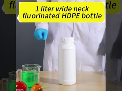 1000ml Fluorinated Plastic Bottle for Liquid Chemical Storage Acid and Alkali Resistance