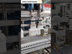 500ML Wide Neck Square Bottle HDPE Material Cylinderical Body